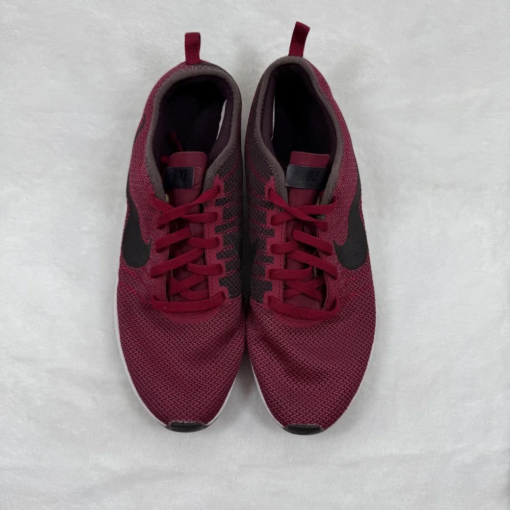 Nike Dualtone‎ Racer Mens 8 Burgundy Dark Team Red Black Running Shoes READ